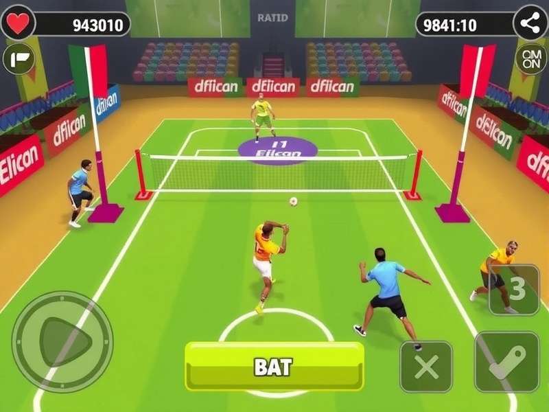 Rapid Volley Aces Gameplay Controls